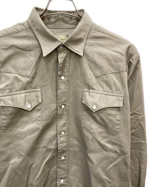 WAREHOUSE（ウエアハウス）WAREHOUSE (ウエアハウス) ウエスタンシャツ ベージュ サイズ:SIZE 42の古着・服飾アイテム