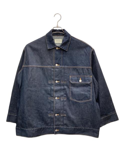 beautiful people（ビューティフルピープル）beautiful people (ビューティフルピープル) selvedge denim big blouson インディゴ サイズ:40の古着・服飾アイテム