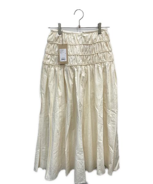Curensology（カレンソロジー）Curensology (カレンソロジー) パイピングスカート アイボリー サイズ:SIZE 36の古着・服飾アイテム