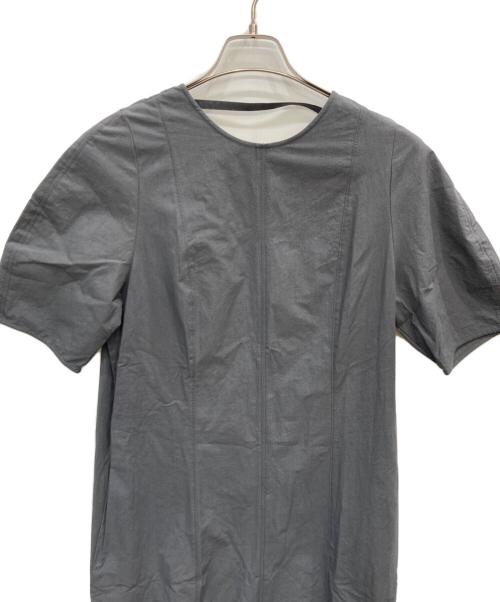 BABYLONE（バビロン）BABYLONE (バビロン) バックVカットロングワンピース チャコールグレー サイズ:FREE 未使用品の古着・服飾アイテム