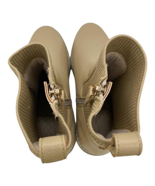 U.A. GreenLabelRelaxing（ユナイテッドアローズグリーンレーベル リラクシング）U.A. GreenLabelRelaxing (ユナイテッドアローズグリーンレーベル リラクシング) リブニットサイドゴアショートブーツ ベージュ サイズ:Mの古着・服飾アイテム