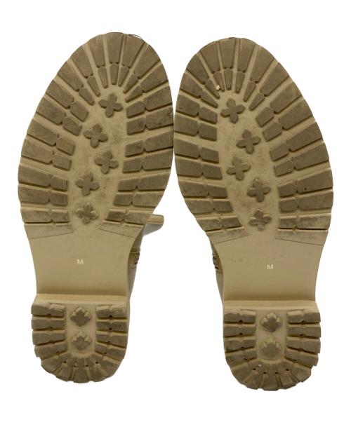 U.A. GreenLabelRelaxing（ユナイテッドアローズグリーンレーベル リラクシング）U.A. GreenLabelRelaxing (ユナイテッドアローズグリーンレーベル リラクシング) リブニットサイドゴアショートブーツ ベージュ サイズ:Mの古着・服飾アイテム