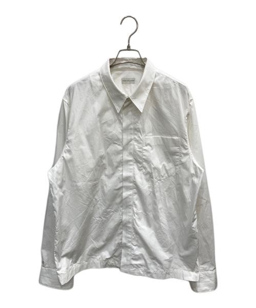 DRIES VAN NOTEN（ドリスヴァンノッテン）DRIES VAN NOTEN (ドリスヴァンノッテン) CORRAN 1464 M.W.SHIRT ホワイト サイズ:Ⅼの古着・服飾アイテム