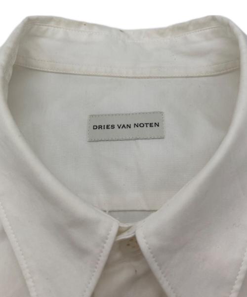DRIES VAN NOTEN（ドリスヴァンノッテン）DRIES VAN NOTEN (ドリスヴァンノッテン) CORRAN 1464 M.W.SHIRT ホワイト サイズ:Ⅼの古着・服飾アイテム