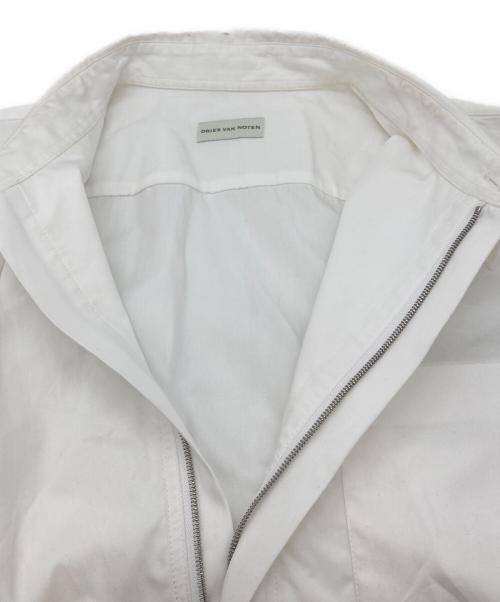 DRIES VAN NOTEN（ドリスヴァンノッテン）DRIES VAN NOTEN (ドリスヴァンノッテン) CORRAN 1464 M.W.SHIRT ホワイト サイズ:Lの古着・服飾アイテム