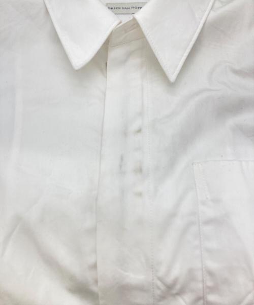 DRIES VAN NOTEN（ドリスヴァンノッテン）DRIES VAN NOTEN (ドリスヴァンノッテン) CORRAN 1464 M.W.SHIRT ホワイト サイズ:Lの古着・服飾アイテム