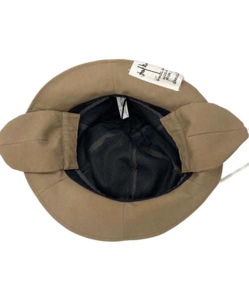 My Beautiful Landlet（マイビューティフルランドレット）MY BEAUTIFUL LANDLET (マイビューティフルランドレット) GABERDINE BUCKET HAT ブラウン サイズ:表記なしの古着・服飾アイテム