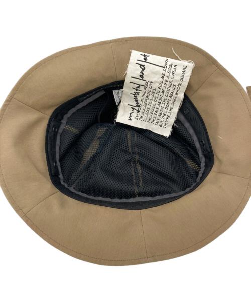 My Beautiful Landlet（マイビューティフルランドレット）MY BEAUTIFUL LANDLET (マイビューティフルランドレット) GABERDINE BUCKET HAT ブラウン サイズ:表記なしの古着・服飾アイテム