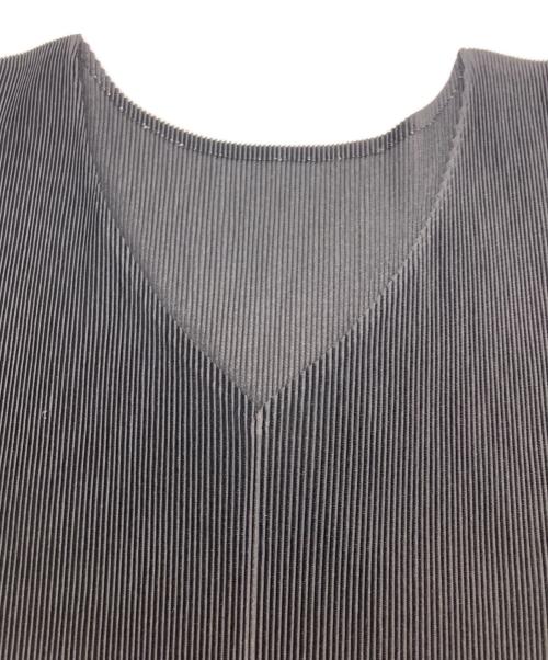 PLEATS PLEASE（プリーツプリーズ）PLEATS PLEASE (プリーツプリーズ) 半袖カットソー ブラック サイズ:表記なしの古着・服飾アイテム