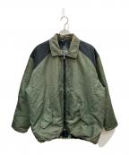 KENZO JEANSケンゾージーンズ）の古着「90s 北斎タグダウンジャケット」｜カーキ