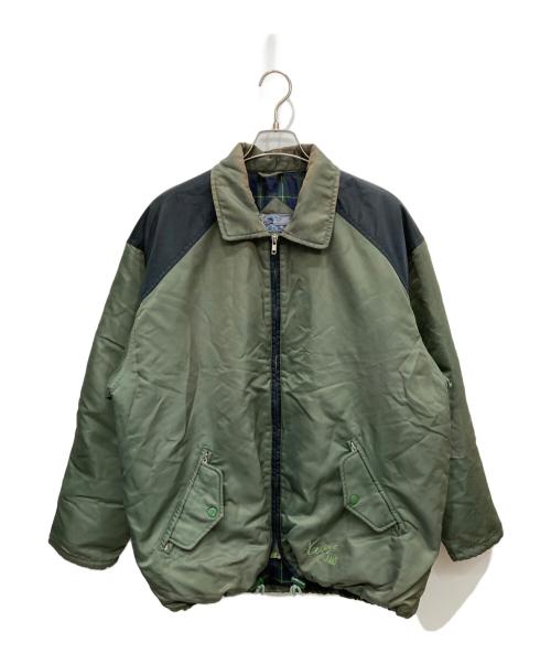 KENZO JEANS（ケンゾージーンズ）KENZO JEANS (ケンゾージーンズ) 90s 北斎タグダウンジャケット カーキ サイズ:FREEの古着・服飾アイテム