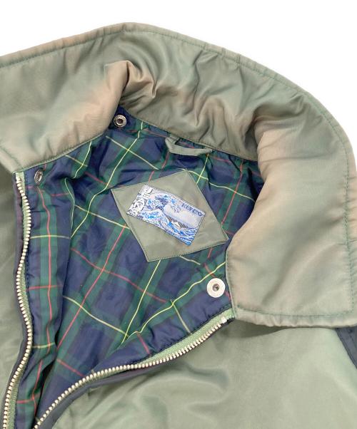 KENZO JEANS（ケンゾージーンズ）KENZO JEANS (ケンゾージーンズ) 90s 北斎タグダウンジャケット カーキ サイズ:FREEの古着・服飾アイテム