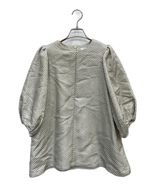 OHGA（オオガ）OHGA (オオガ) バルーン半袖ブラウス ホワイト サイズ:FREEの古着・服飾アイテム
