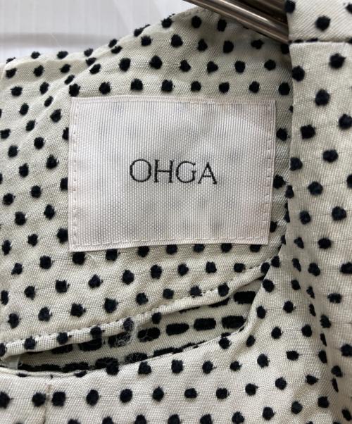 OHGA（オオガ）OHGA (オオガ) バルーン半袖ブラウス ホワイト サイズ:FREEの古着・服飾アイテム