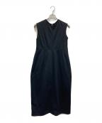 euclaidエウクレイド）の古着「ノースリーブコクーンワンピース」｜ネイビー