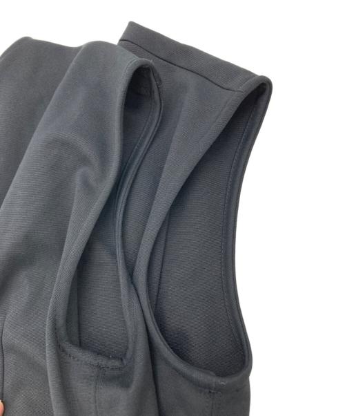 euclaid（エウクレイド）EUCLAID (エウクレイド) ノースリーブコクーンワンピース ネイビー サイズ:38の古着・服飾アイテム