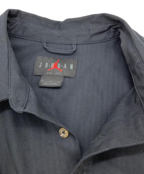 NIKE（ナイキ）NIKE (ナイキ) JORDAN (ジョーダン) ボタンダウンシャツ ブラック サイズ:XLの古着・服飾アイテム