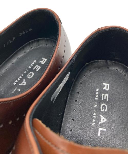 REGAL（リーガル）REGAL (リーガル) ストレートチップレザーシューズ ブラウン サイズ:26 1/2aの古着・服飾アイテム