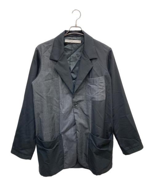 Soe（ソーイ）SOE (ソーイ) CRAZY FABRIC JACKET ブラック サイズ:2の古着・服飾アイテム