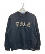 POLO RALPH LAURENポロ・ラルフローレン）の古着「裏起毛スウェット」｜ブラック