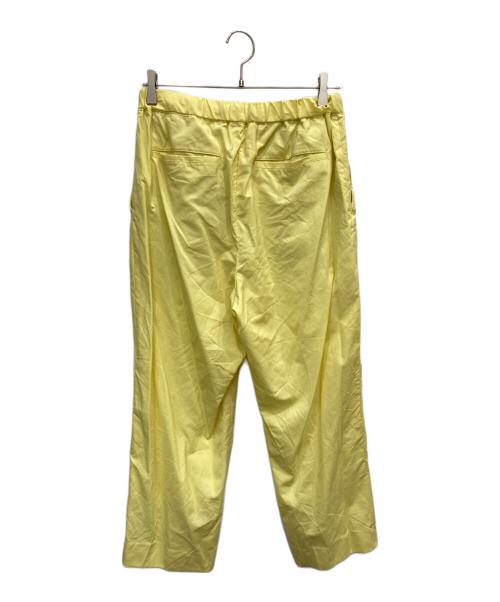 Graphpaper（グラフペーパー）Graphpaper (グラフペーパー) Fine Wool Tropical Easy Trousers イエローの古着・服飾アイテム