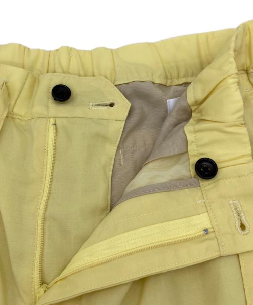 Graphpaper（グラフペーパー）Graphpaper (グラフペーパー) Fine Wool Tropical Easy Trousers イエローの古着・服飾アイテム