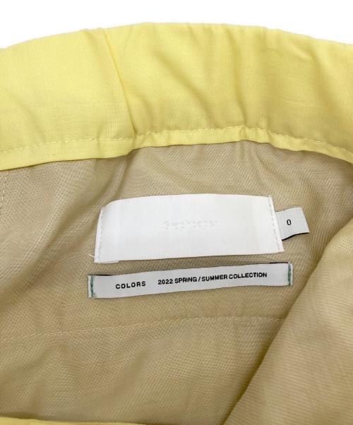 Graphpaper（グラフペーパー）Graphpaper (グラフペーパー) Fine Wool Tropical Easy Trousers イエローの古着・服飾アイテム