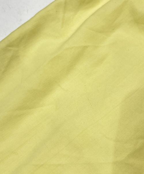 Graphpaper（グラフペーパー）Graphpaper (グラフペーパー) Fine Wool Tropical Easy Trousers イエローの古着・服飾アイテム