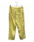 Graphpaper (グラフペーパー) Fine Wool Tropical Easy Trousers イエロー：7000円