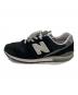 NEW BALANCE (ニューバランス) ローカットスニーカー ブラック サイズ:US12/UK11.5/EUR46.5/30cｍ：4000円