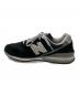 中古・古着 NEW BALANCE (ニューバランス) ローカットスニーカー ブラック サイズ:US12/UK11.5/EUR46.5/30cｍ：4000円
