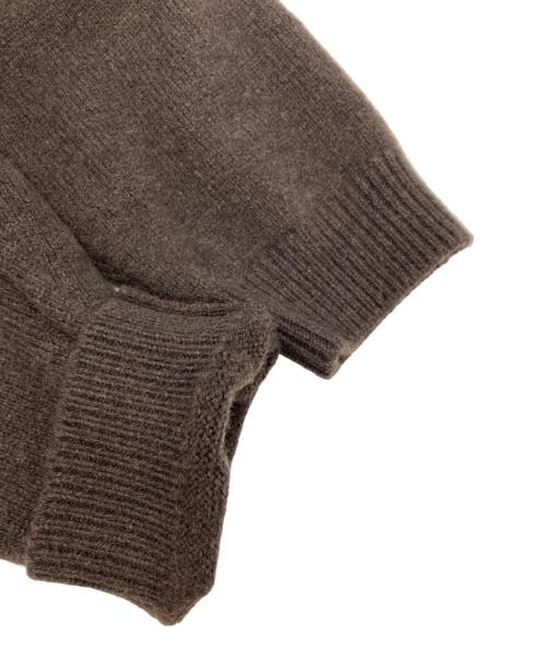kolor/BEACON（カラービーコン）kolor/BEACON (カラービーコン) ハーフジップモヘヤセーター ブラウン×オレンジ サイズ:2の古着・服飾アイテム