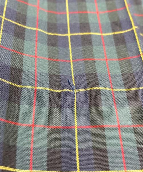 mizuiro-ind（ミズイロインド）mizuiro-ind (ミズイロインド) チェックシャツワンピース グリーン サイズ:表記なしの古着・服飾アイテム