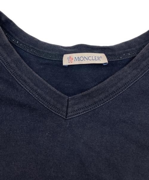 MONCLER（モンクレール）MONCLER (モンクレール) MAGLIA SCOLLO AV Tシャツ ネイビー サイズ:Lの古着・服飾アイテム