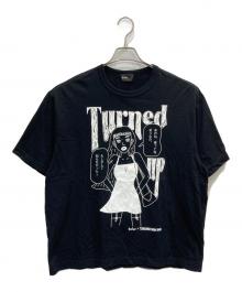 KOLOR×TONDABAYASHI RAN（カラー）の古着「プリントTシャツ」｜ブラック