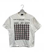KOLORカラー）の古着「プリントTシャツ」｜ホワイト
