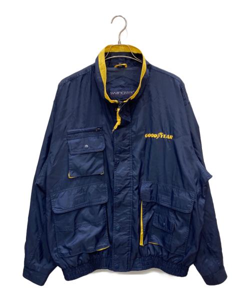GOODYEAR（グッドイヤー）GOODYEAR (グッドイヤー) ウインドブレーカー ネイビー サイズ:XLの古着・服飾アイテム