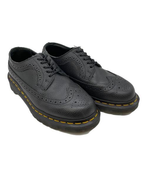 Dr.Martens（ドクターマーチン）Dr.Martens (ドクターマーチン) メダリオンレザーシューズ ブラック サイズ:4の古着・服飾アイテム