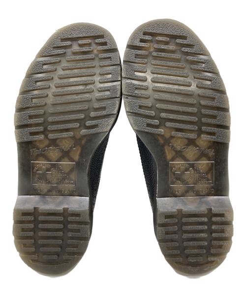 Dr.Martens（ドクターマーチン）Dr.Martens (ドクターマーチン) メダリオンレザーシューズ ブラック サイズ:4の古着・服飾アイテム