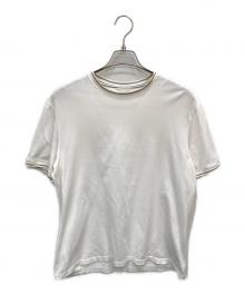 HERNO（ヘルノ）の古着「クルーネックTシャツ」｜ホワイト