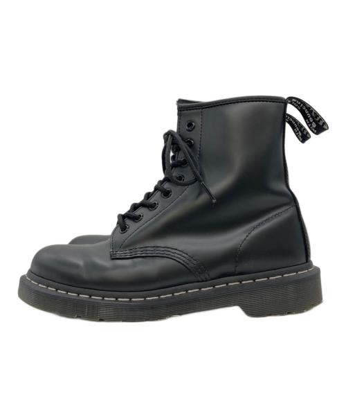 Dr.Martens（ドクターマーチン）Dr.Martens (ドクターマーチン) BLACK SMOOTH WHITE STITCH ブラック サイズ:UK7/EU41/US8（M）/US9（W）の古着・服飾アイテム