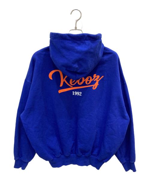 KEBOZ（ケボズ）KEBOZ (ケボズ) プルオーバーパーカー ブルー サイズ:Mの古着・服飾アイテム
