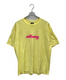 stussy（ステューシー）の古着「プリントTシャツ」｜イエロー
