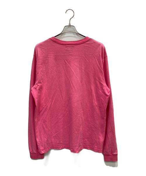 stussy（ステューシー）stussy (ステューシー) ロングカットソー ピンク サイズ:Lの古着・服飾アイテム