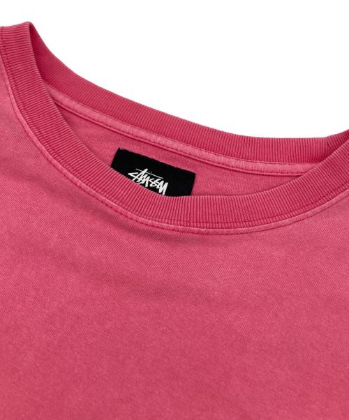 stussy（ステューシー）stussy (ステューシー) ロングカットソー ピンク サイズ:Lの古着・服飾アイテム