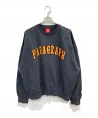 paragraphパラグラフ）の古着「ワッペンスウェット」｜グレー