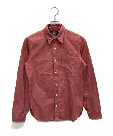 中古・古着通販】RRL (ダブルアールエル) シャンブレーシャツ レッド