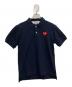 PLAY COMME des GARCONS（プレイコムデギャルソン）の古着「ポロシャツ」｜ネイビー