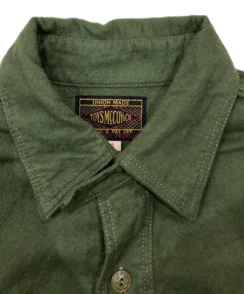 TOYS MCCOY（トイズマッコイ）TOYS McCOY (トイズマッコイ) ワークシャツ グリーン サイズ:14の古着・服飾アイテム
