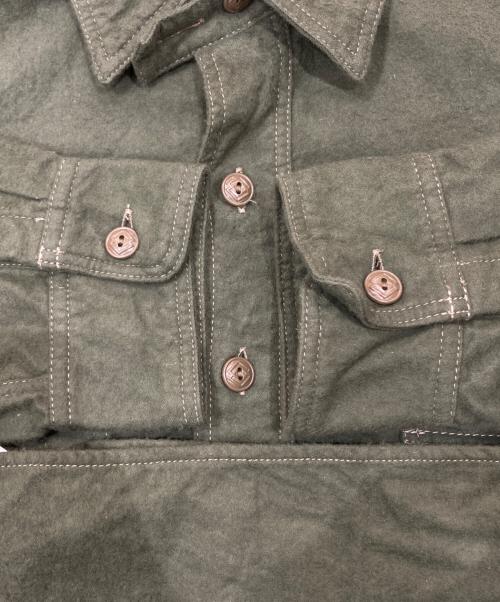 TOYS MCCOY（トイズマッコイ）TOYS McCOY (トイズマッコイ) ワークシャツ グリーン サイズ:14の古着・服飾アイテム